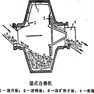 自磨機(jī)結(jié)構(gòu)圖